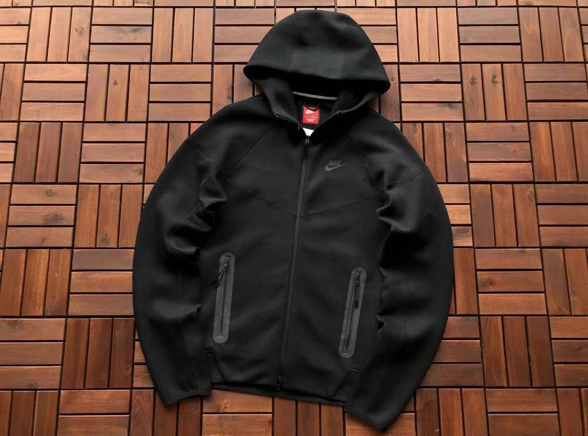 Чорна кофта Nike Tech Fleece 2024