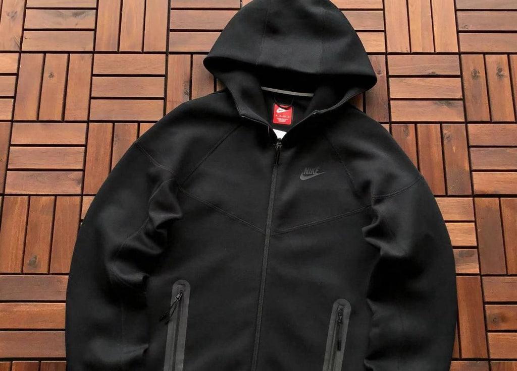 Чорна кофта Nike Tech Fleece 2024