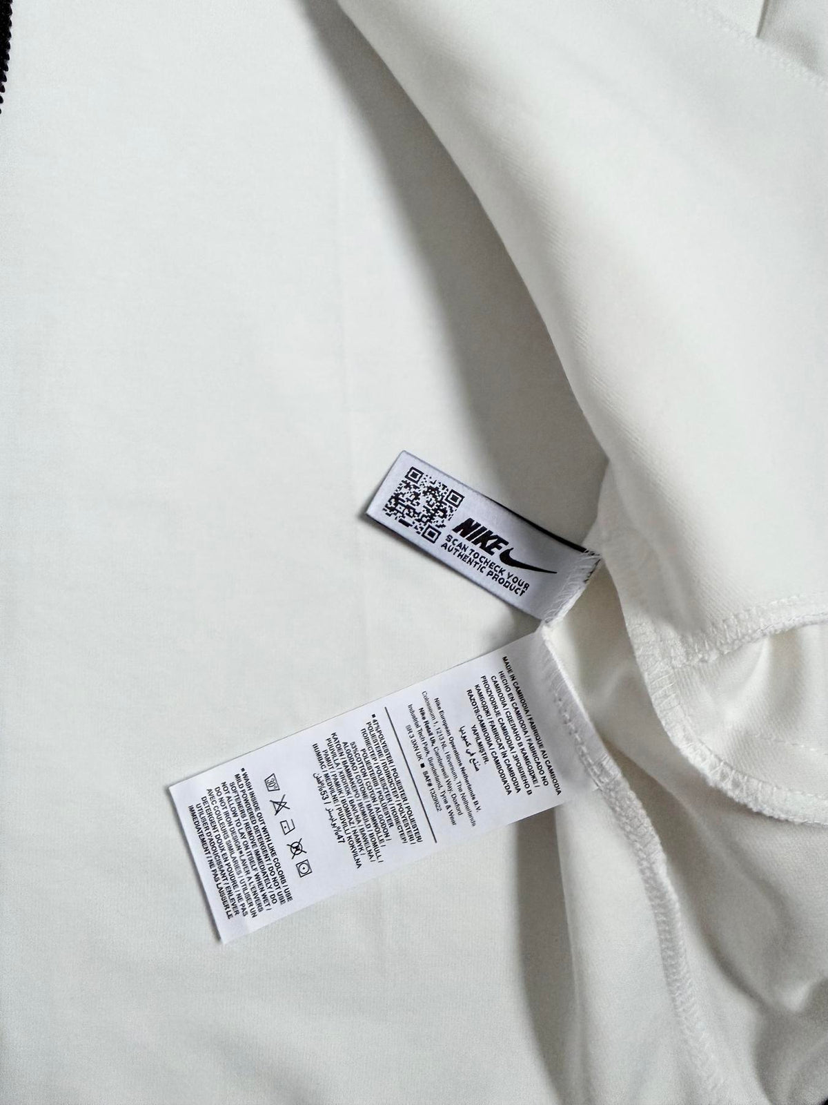 Зіп-худі біле Nike Tech Flecce