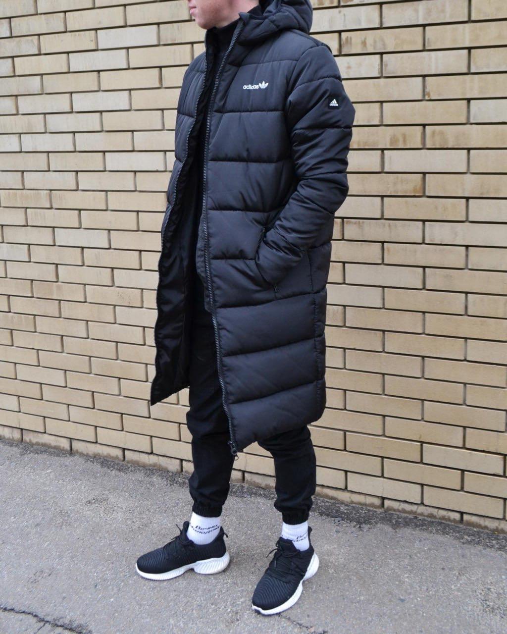 Пуховик Adidas подовжений