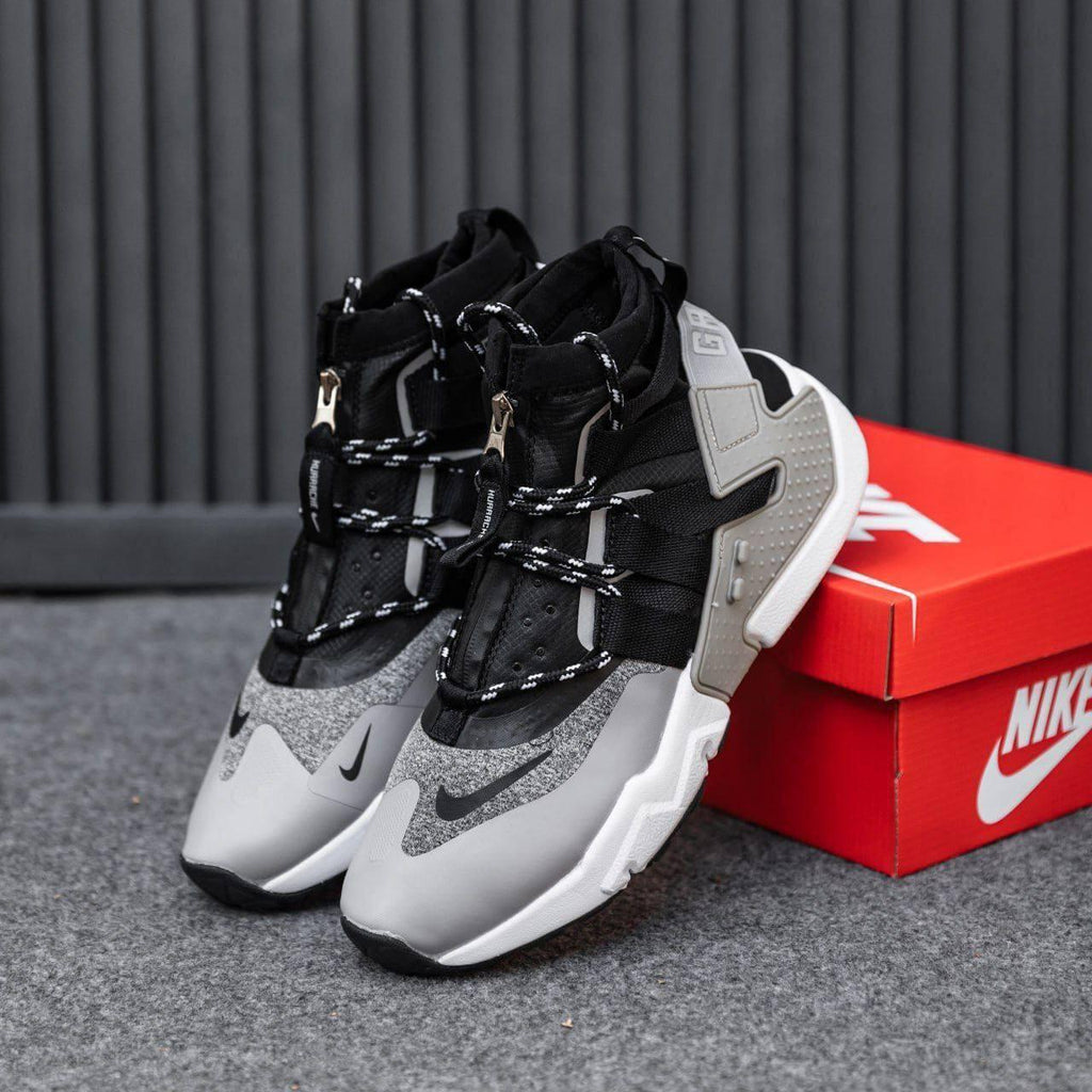 Кросівки Nike Air Huarache Gripp Atmosphere Grey Black